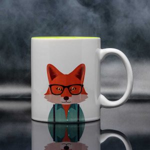 Geschenkidee Motivtasse mit Spruch Büro Schlaufuchs 11oz 300ml